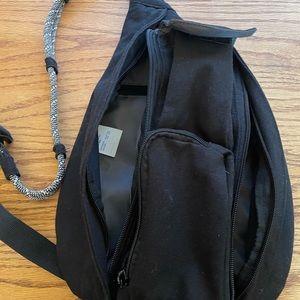 Mini Kavu black canvas bag